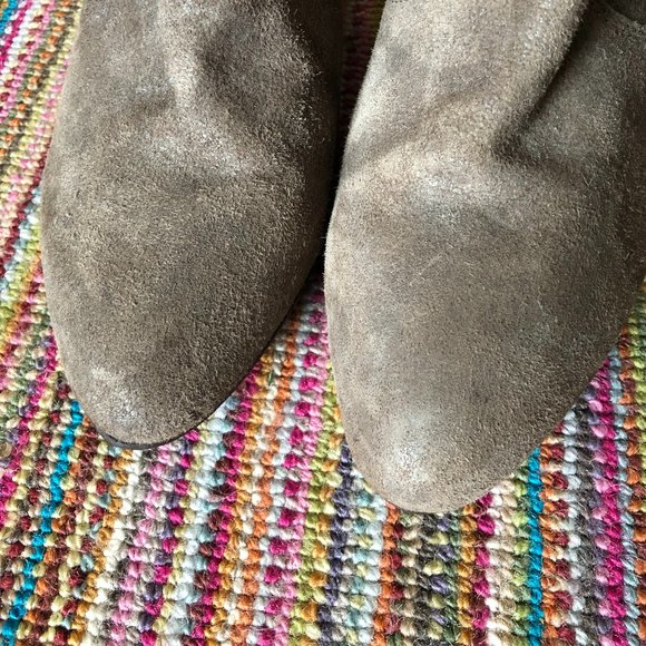 Ash Jalouse Taupe Suede Booties - Picture 3 of 4